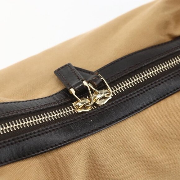 Authentic GUCCI GG Canvas Web Sherry Line Bag Beige Brown gold 001 4287 - Picture 7 of 16